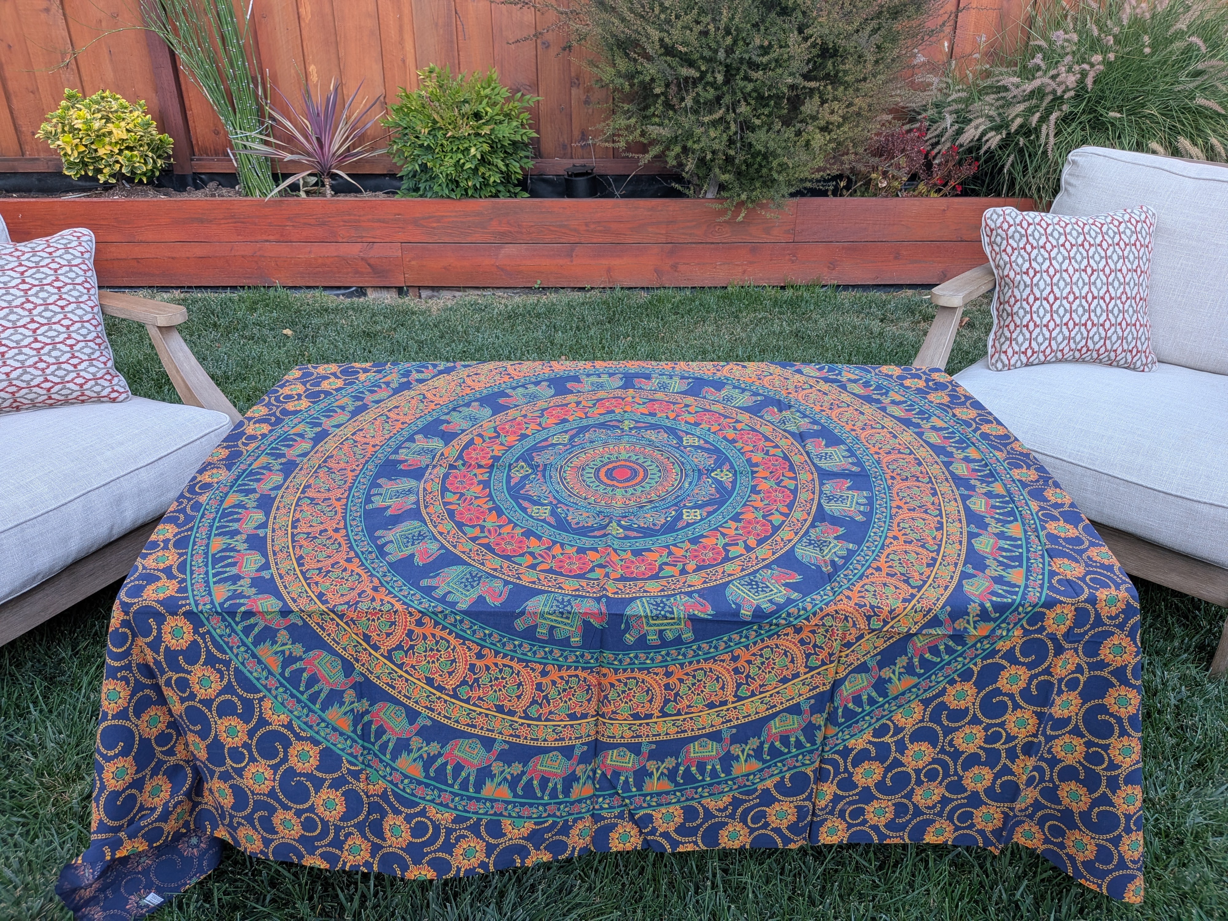 Mantel Loto Azul